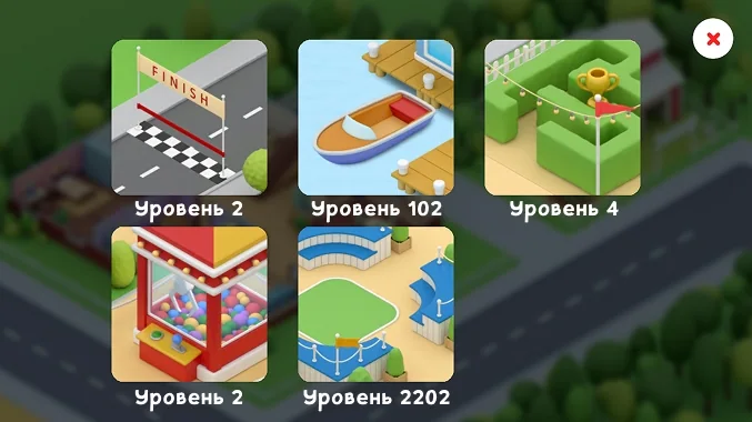 Выбор уровней Piggy Farm 2