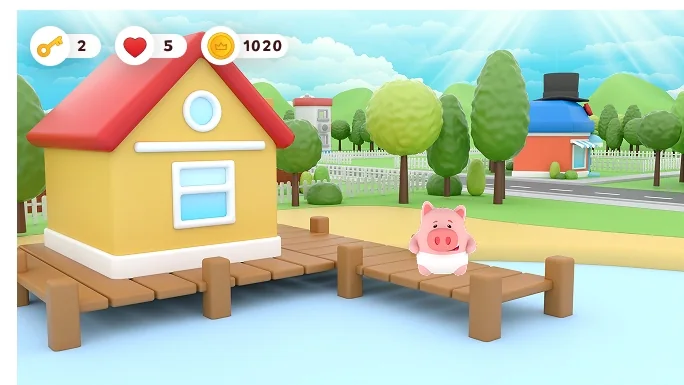 Питомец у дома Piggy Farm 2