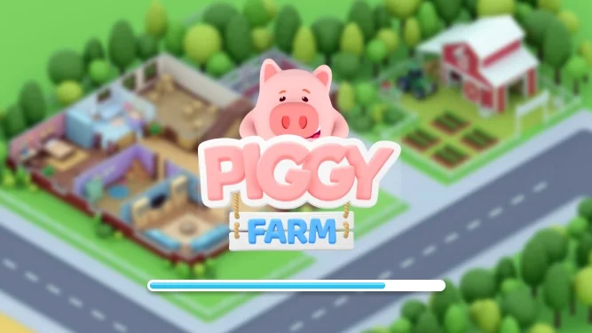 Экран загрузки Piggy Farm 2
